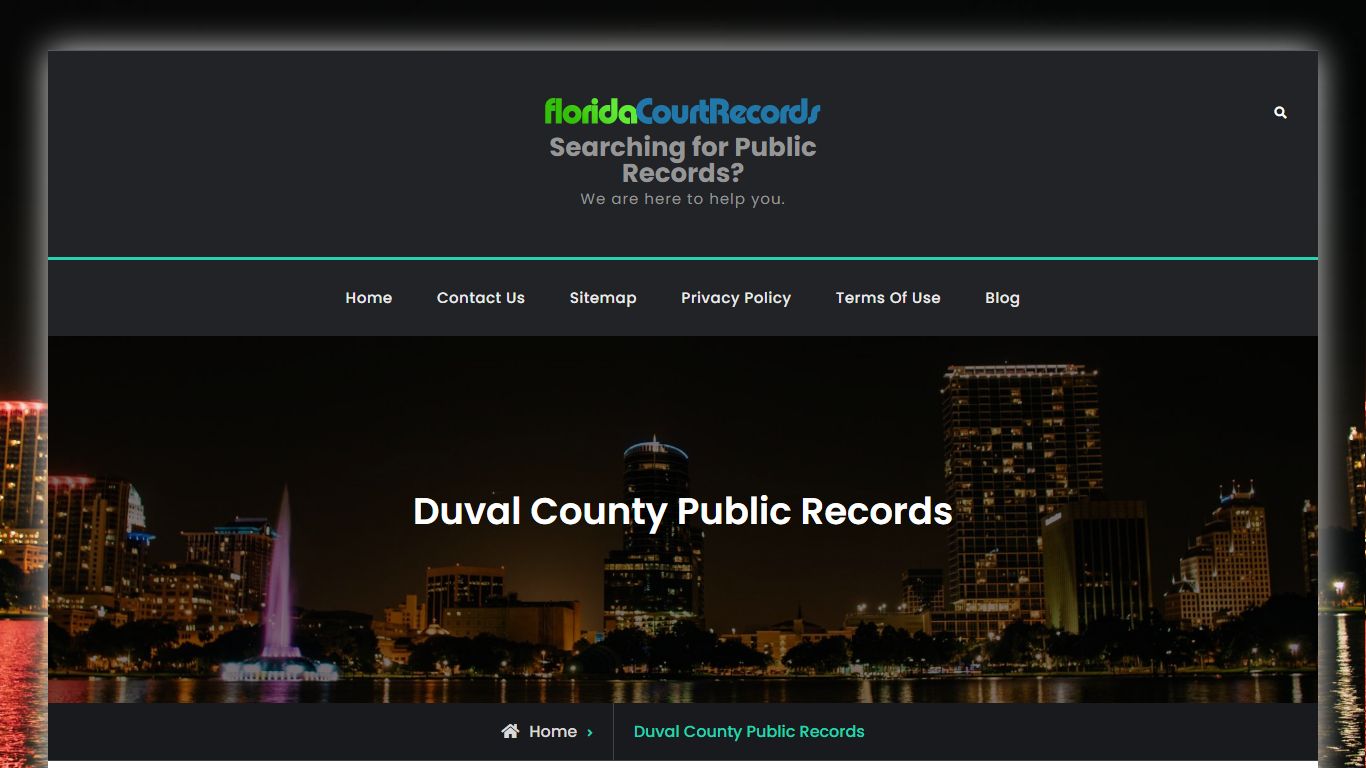 Duval County Public Records | Searching for Public Records?